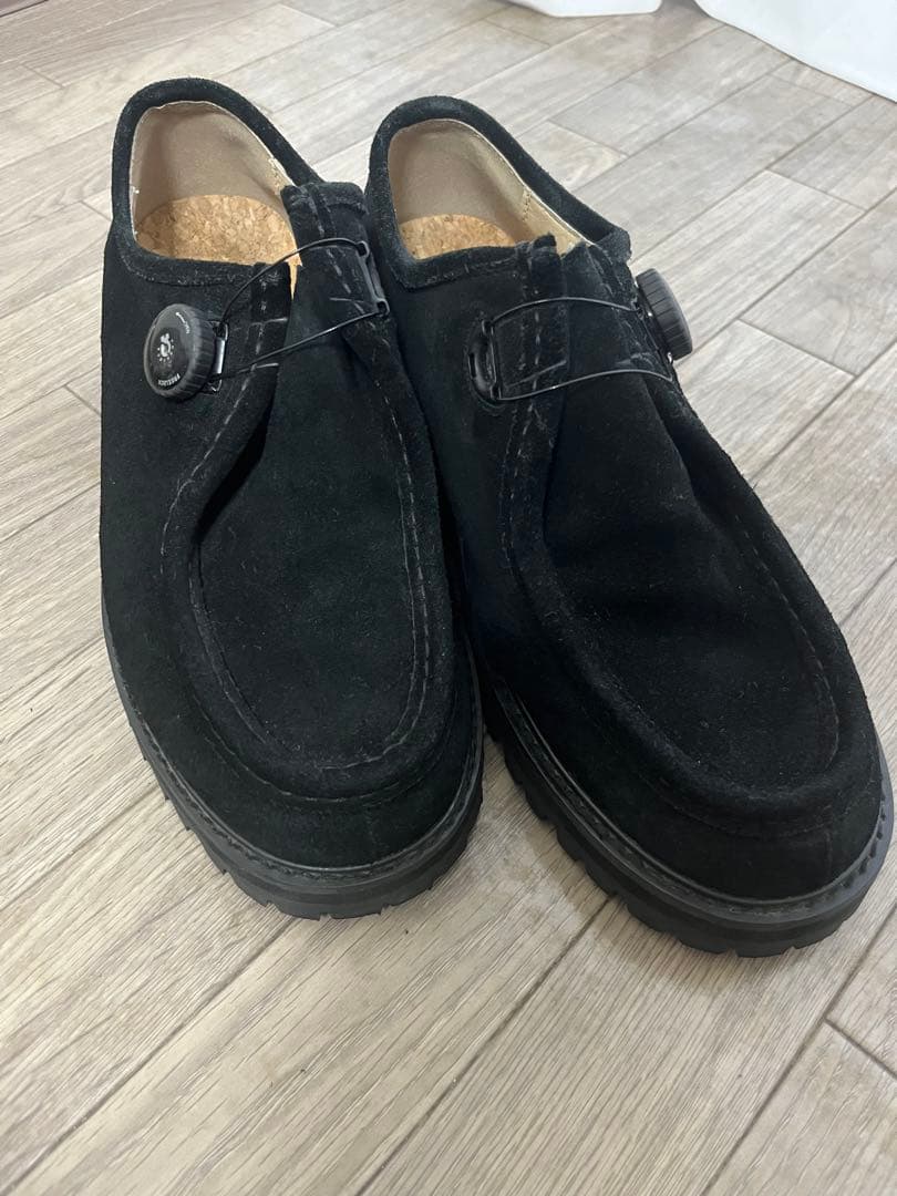 pg knock ブラック スエード モカシン 42 playground