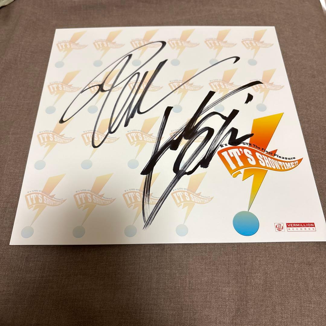 B'z LIVE-GYM IT'S SHOWTIME!!直筆サイン色紙 B'z LIVE-GYM IT'S SHOWTIME!!直筆サイン色紙 B'z 直筆サイン色紙 LIVE