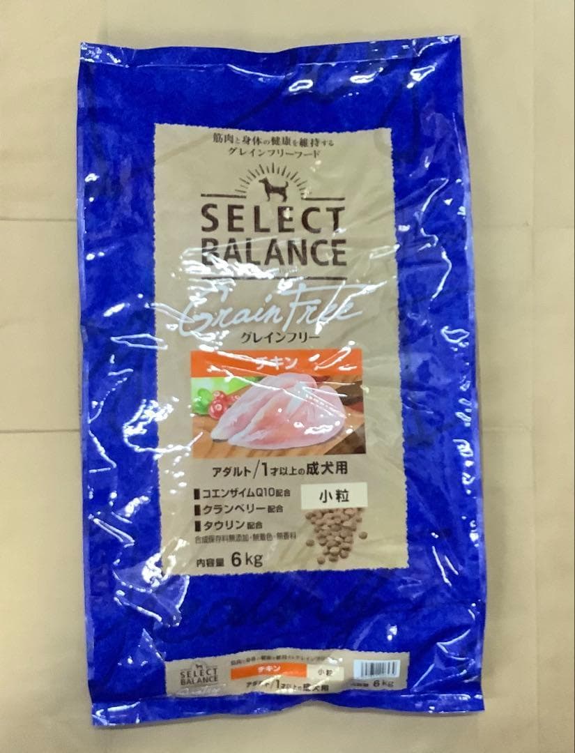 セレクトバランスグレインフリーアダルトチキン6kg