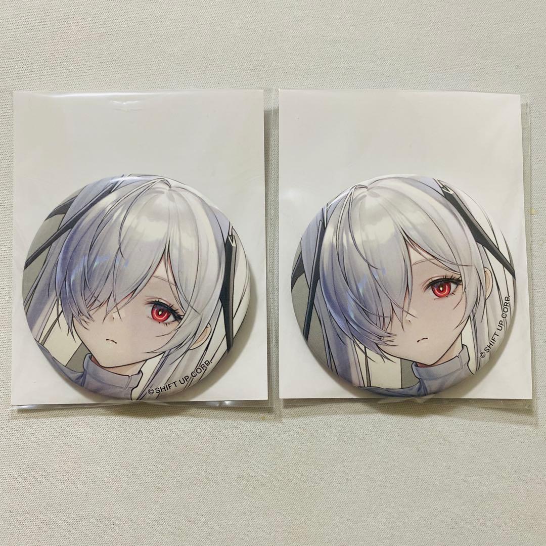 勝利の女神 NIKKE展 キャラバッジコレクション シンデレラ 2点 シンデレラ NIKKE コラボカフェ and GALLERY カード 缶バッジ 勝利の