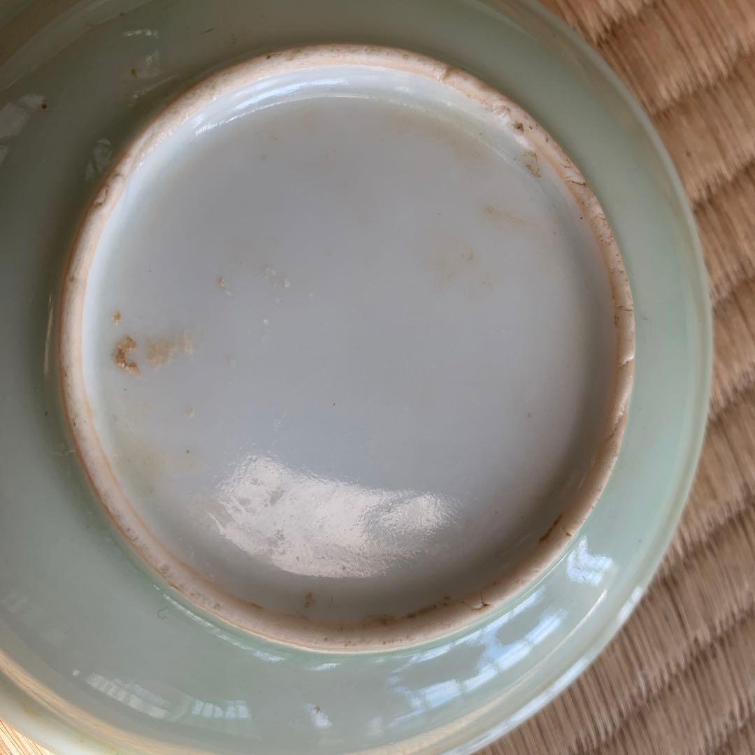 中国清時代豆青釉小皿10客 - メルカリ