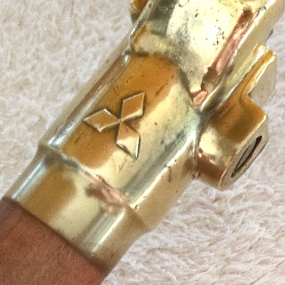 鉄道関連グッズ：鉄道運転士 鉄道ブレーキハンドル 三菱製ブレーキハンドル　当時物