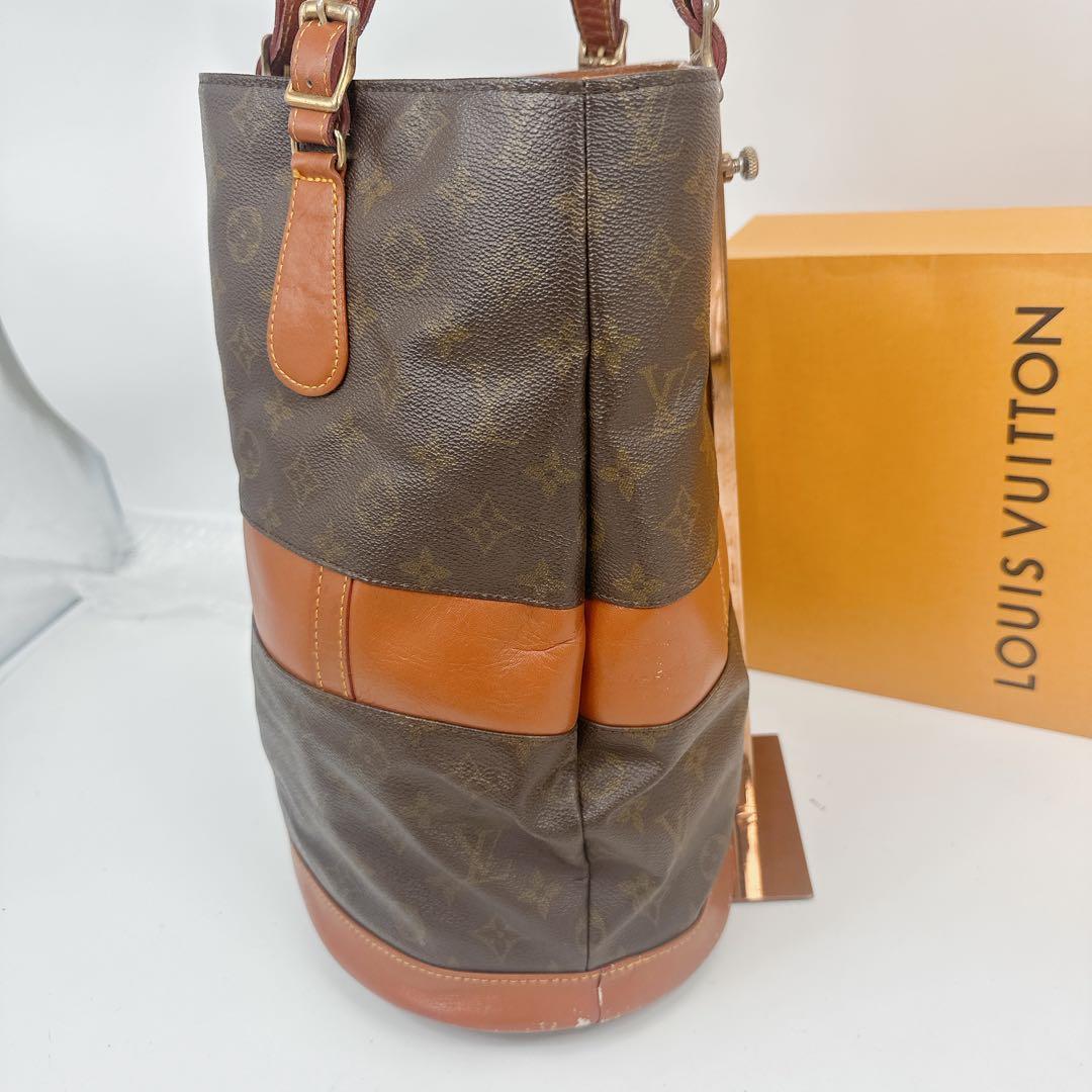 ジャンク　ルイヴィトン　モノグラム　USA製　バケットGM トートバッグ
