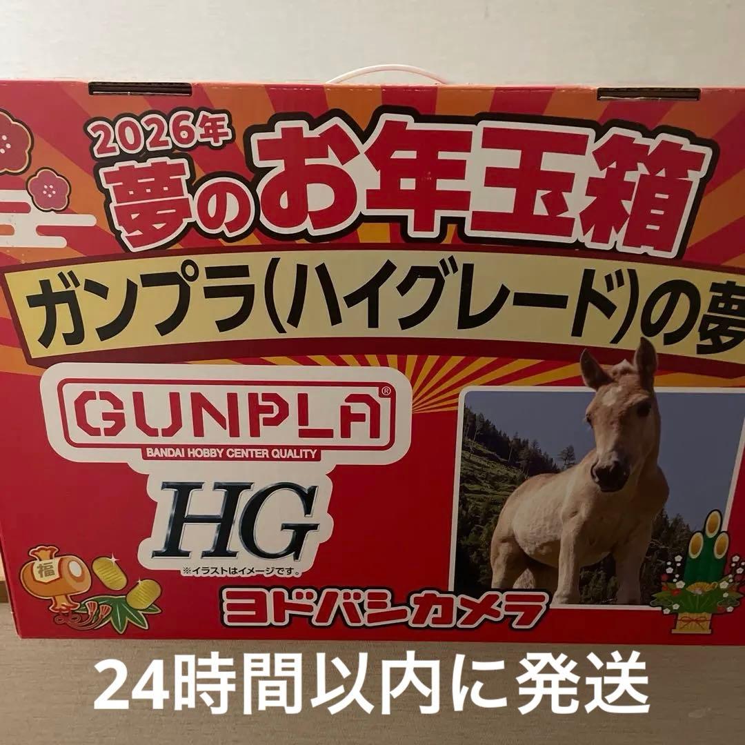 ヨドバシカメラの2026年夢のお年玉箱 ガンプラ(ハイグレード)の夢