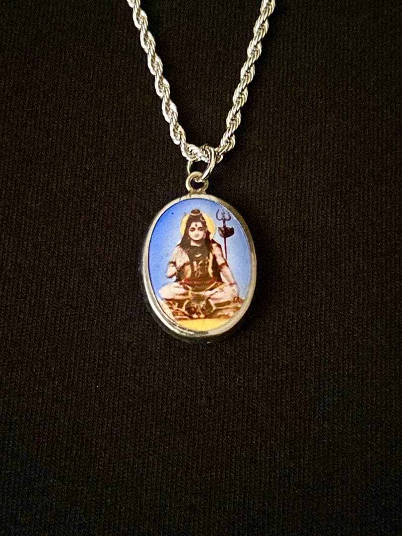 藤井風さん　シヴァ《ブルー》オームペンダント⭐︎おまけつき