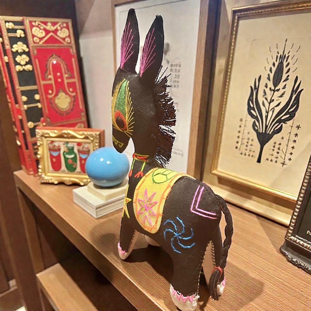 昭和期の中国民間玩具・陝西省西安 毛馿（馬）郷土玩具 午年