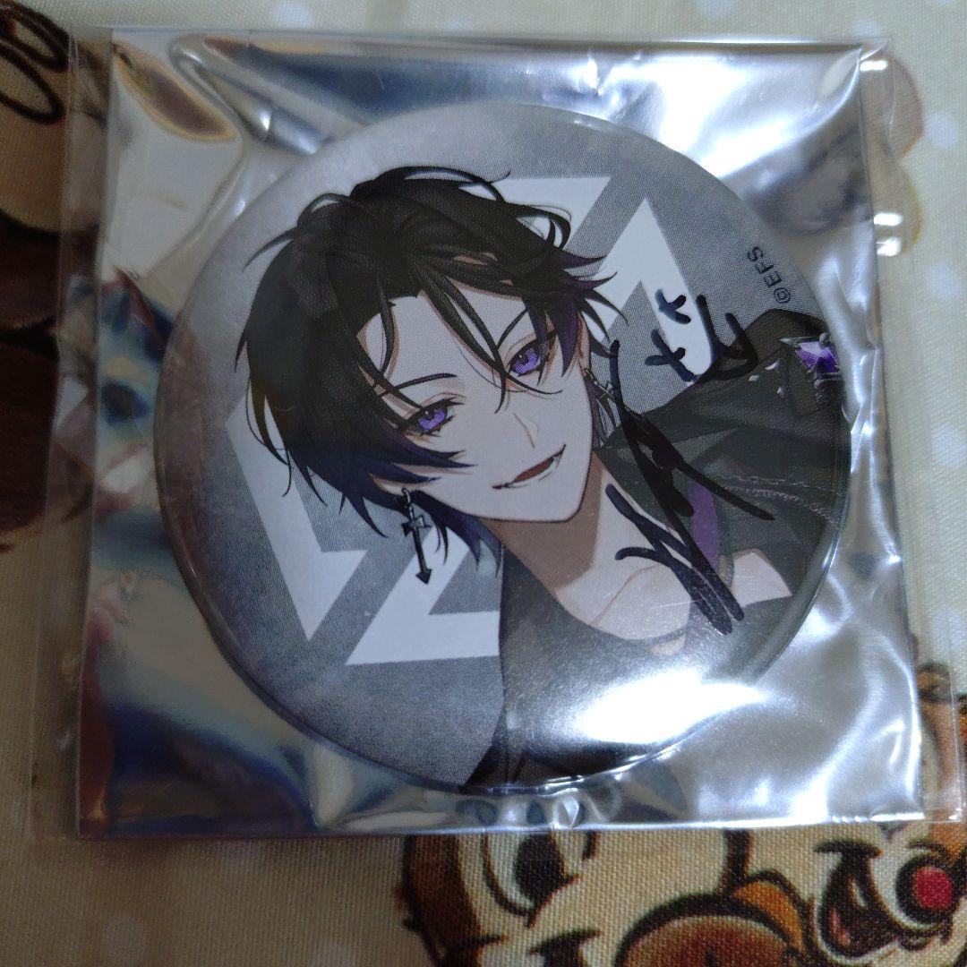 ユ*イ様 EL6春希サイン入り 缶バッジ - メルカリ