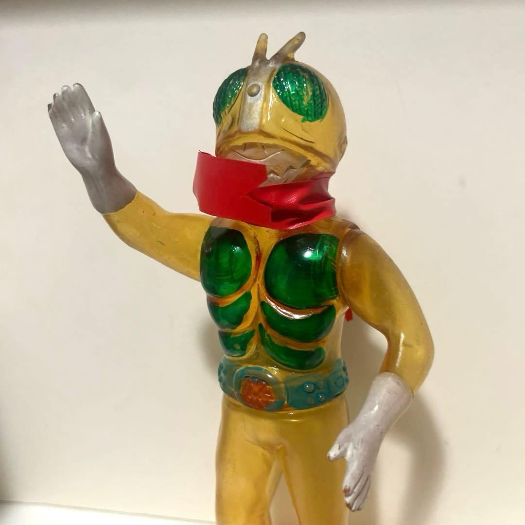 無版権 仮面ライダー パチ ソフビ フィギュア 盆踊りタイプ