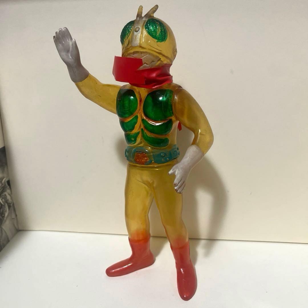 無版権 仮面ライダー パチ ソフビ フィギュア 盆踊りタイプ