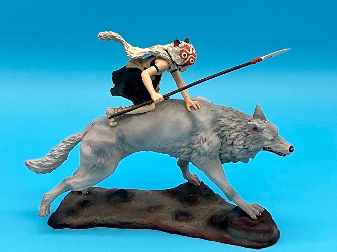 犬神＆サン もののけ姫 フィギュア ジブリ 宮崎駿 スタジオジブリ「もののけ姫 サンと犬神」フィギュア 未開封品