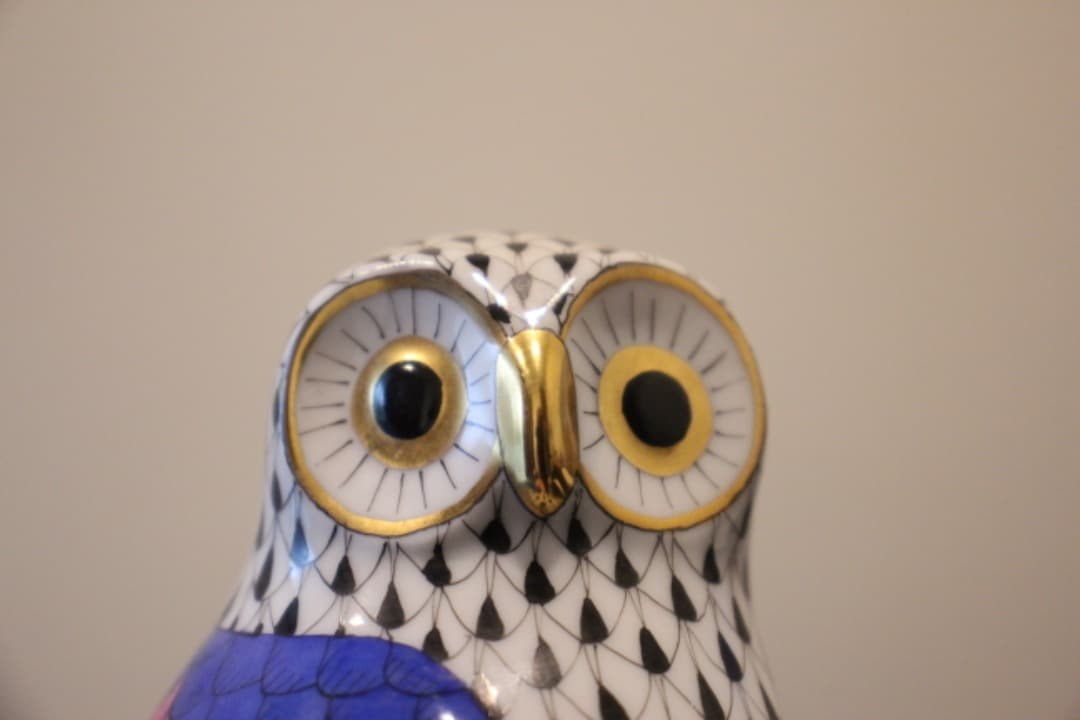 ヘレンド 世界のフクロウ フィギュリン 限定品 2201/3000