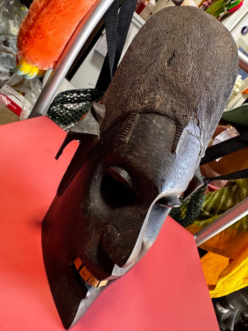 ✴︎更に値下げ！！アフリカンマスク 木製 ✴︎クオリティ高いです