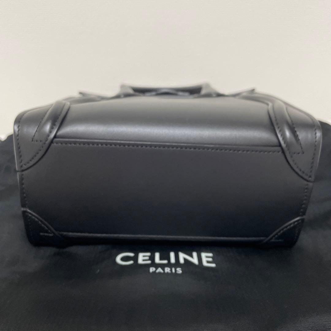 CELINE セリーヌ 黒 ラゲージナノ