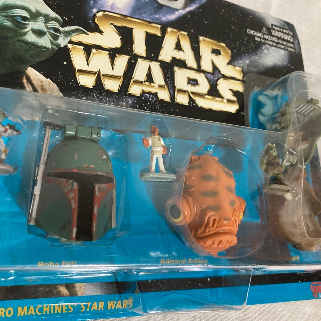 スターウォーズ マイクロマシン　フィギュア　ヘッドコレクション　4点セット