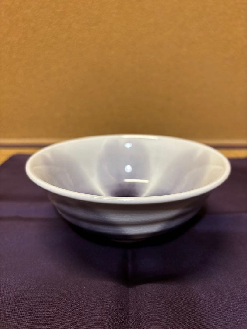 四代徳田八十吉淡墨桜茶碗