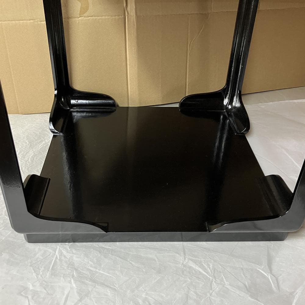 F1455 高麗卓 紙箱入り 木製 一閑 棚 茶棚 茶道具 - メルカリ