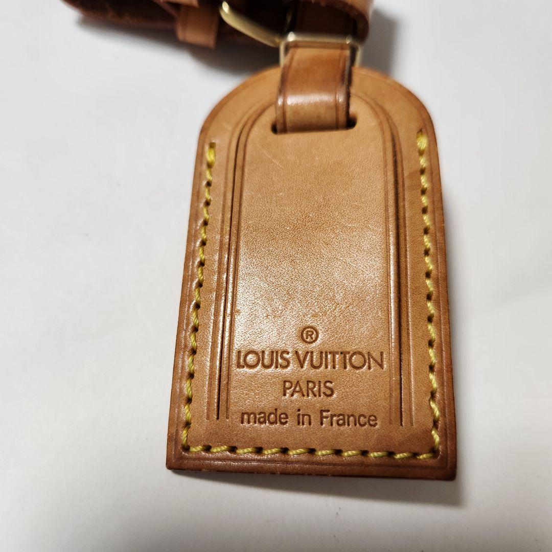020】LV ルイヴィトン 2個セット ネームタグ ポワニエ ヌメ革 レザー