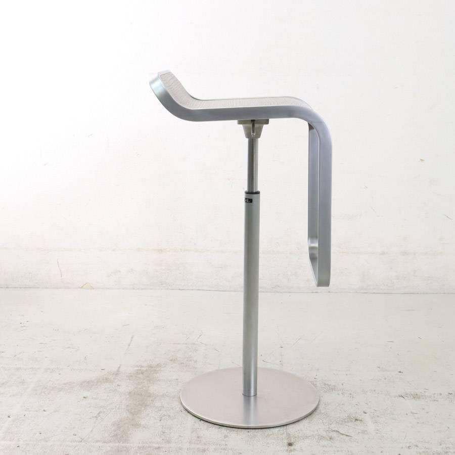 はなこ様6の6ラパルマ レム ハイスツール オーク突板 ブラウン 昇降回転