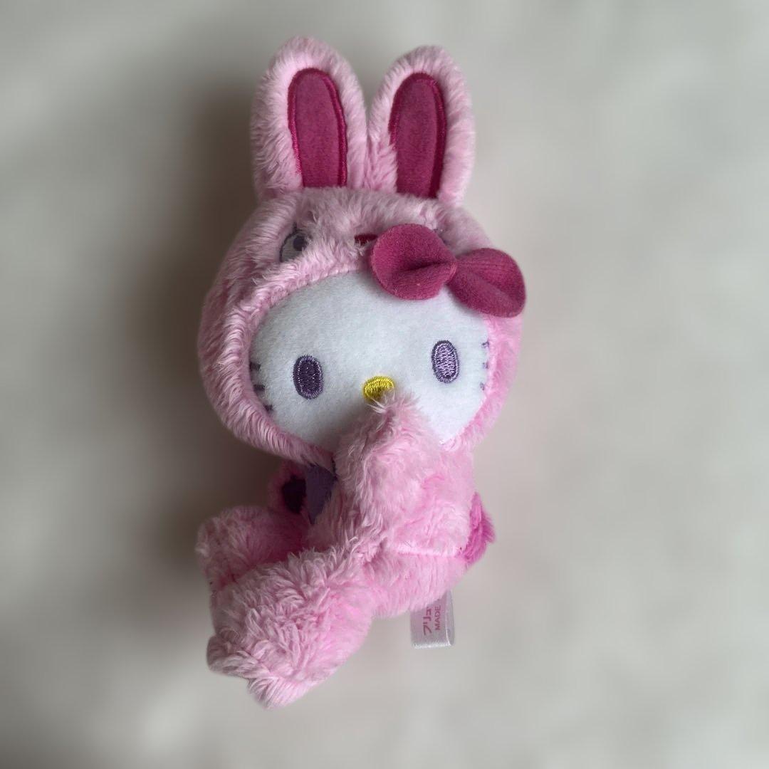 ハローキティ ぬいぐるみ ウサギ耳付き - メルカリ