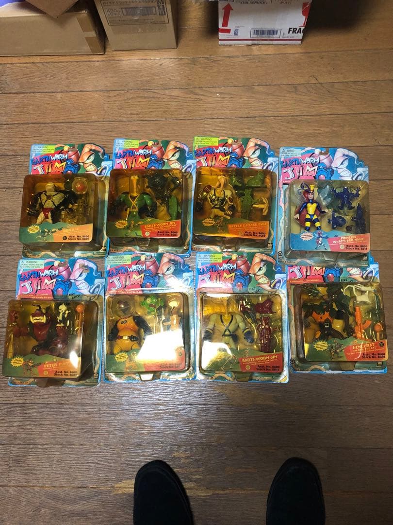 ビンテージ アクションフィギュア EARTH WORM JIM アースワームジム