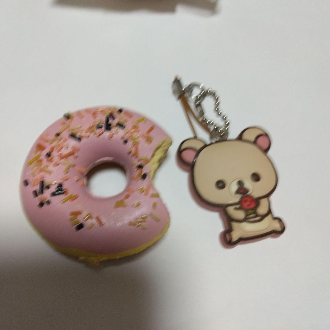 リラックマ 　ドーナツスクイーズ　ストラップ 6個