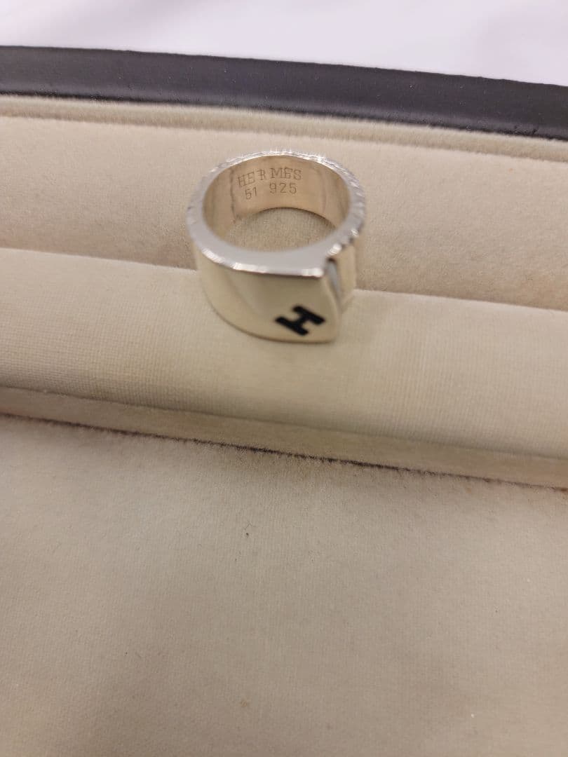エルメス　Hロゴ リング
