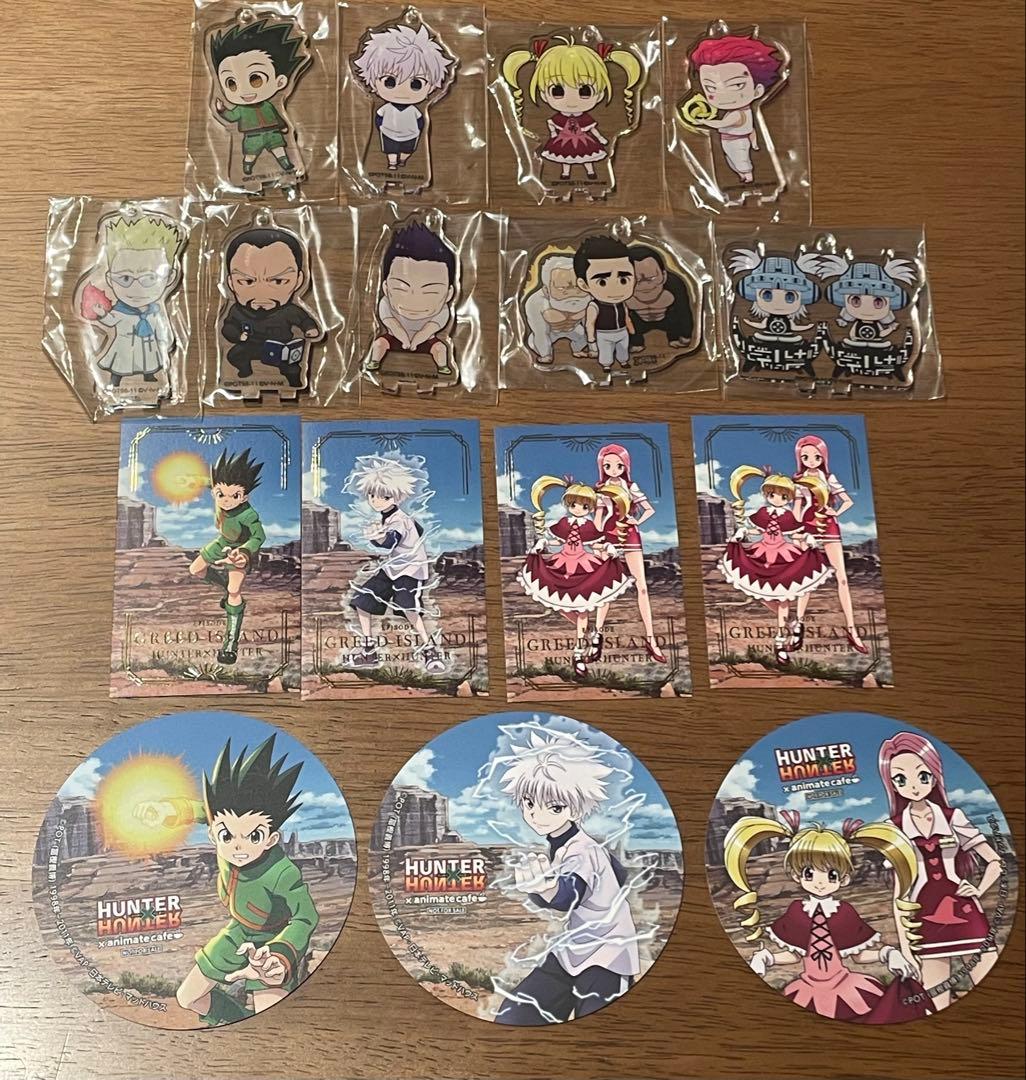 HUNTER×HUNTER アニカフェ グリードアイランド編 アクスタ コンプ