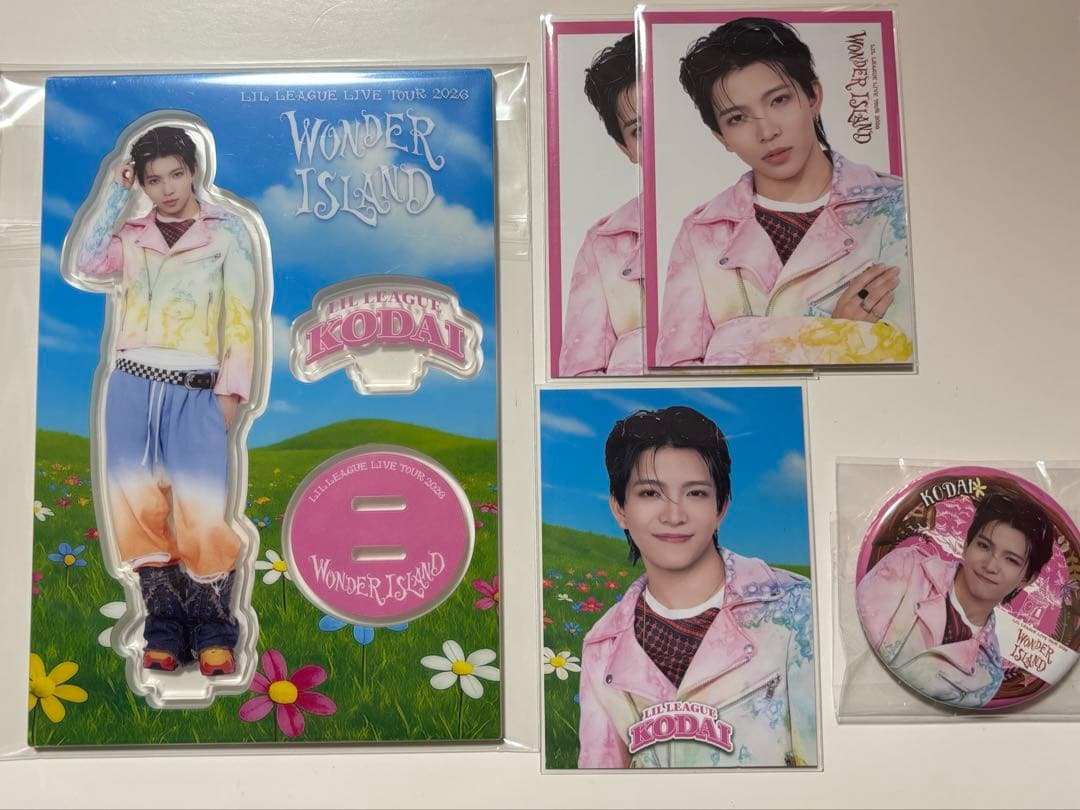 Wonder Island 山田晃大 アクスタ⭐︎フォトカ⭐︎缶バッジセット