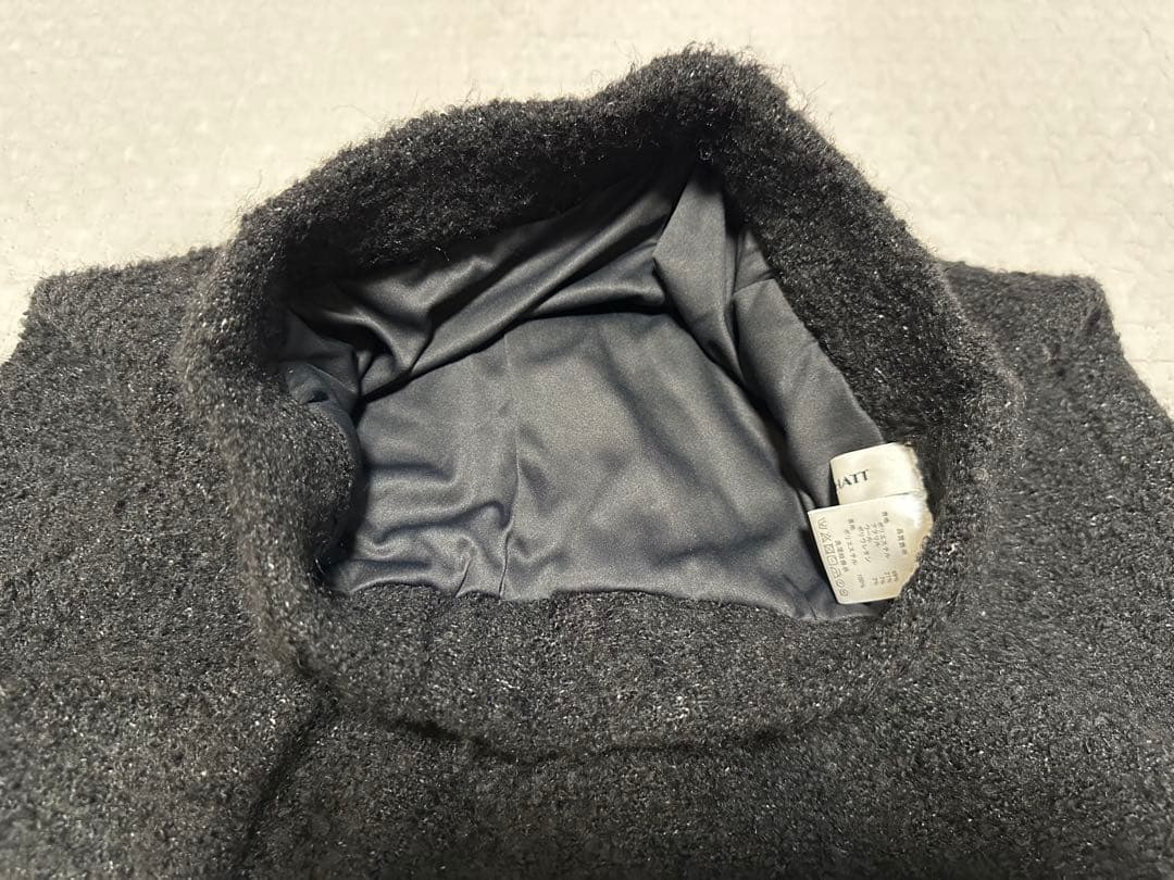 【美品】MACHATT マチャット　ブークレニットスカート　ブラック