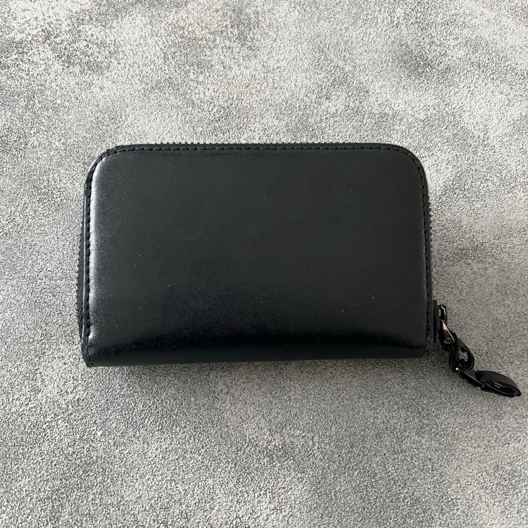 フェラガモ財布　ブラックレザーリボンケース