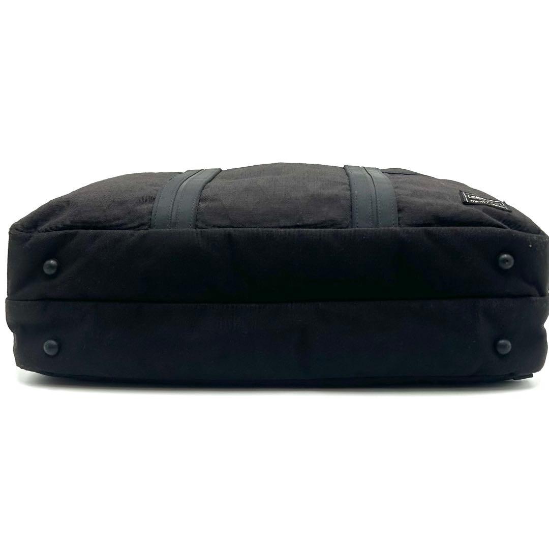 【美品】 PORTER ポーター ハイブリッド 2way ブリーフケース 2層