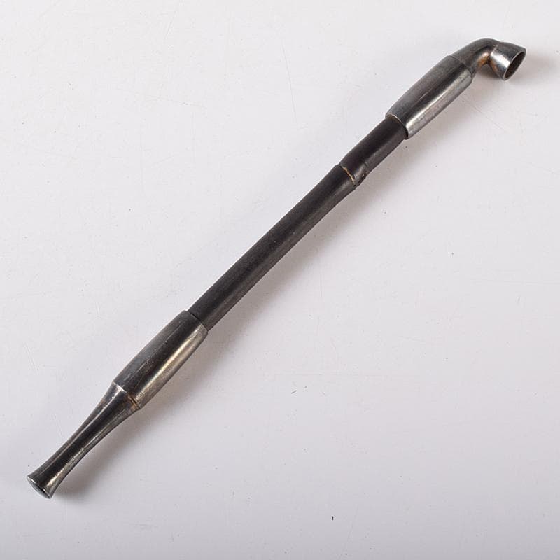 時代提げ物　喫煙具　平安　秦蔵六造　銀煙管　キセル　約36g　共箱　DR8366