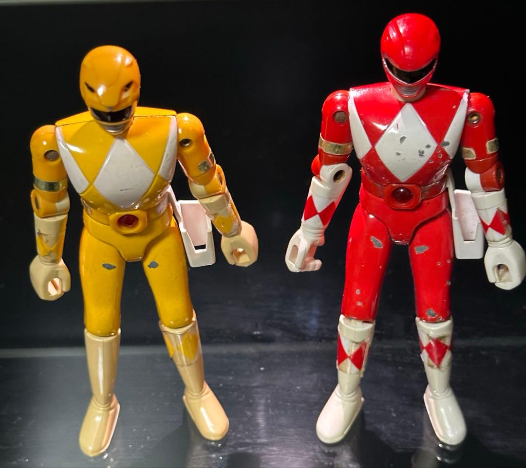 恐竜戦隊ジュウレンジャー　超合金/ソフビ　ティラノレンジャー　タイガーレンジャー