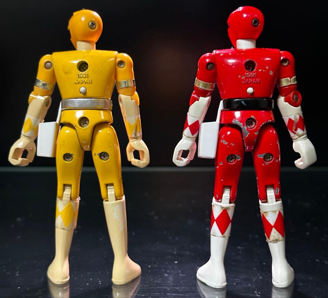 恐竜戦隊ジュウレンジャー　超合金/ソフビ　ティラノレンジャー　タイガーレンジャー