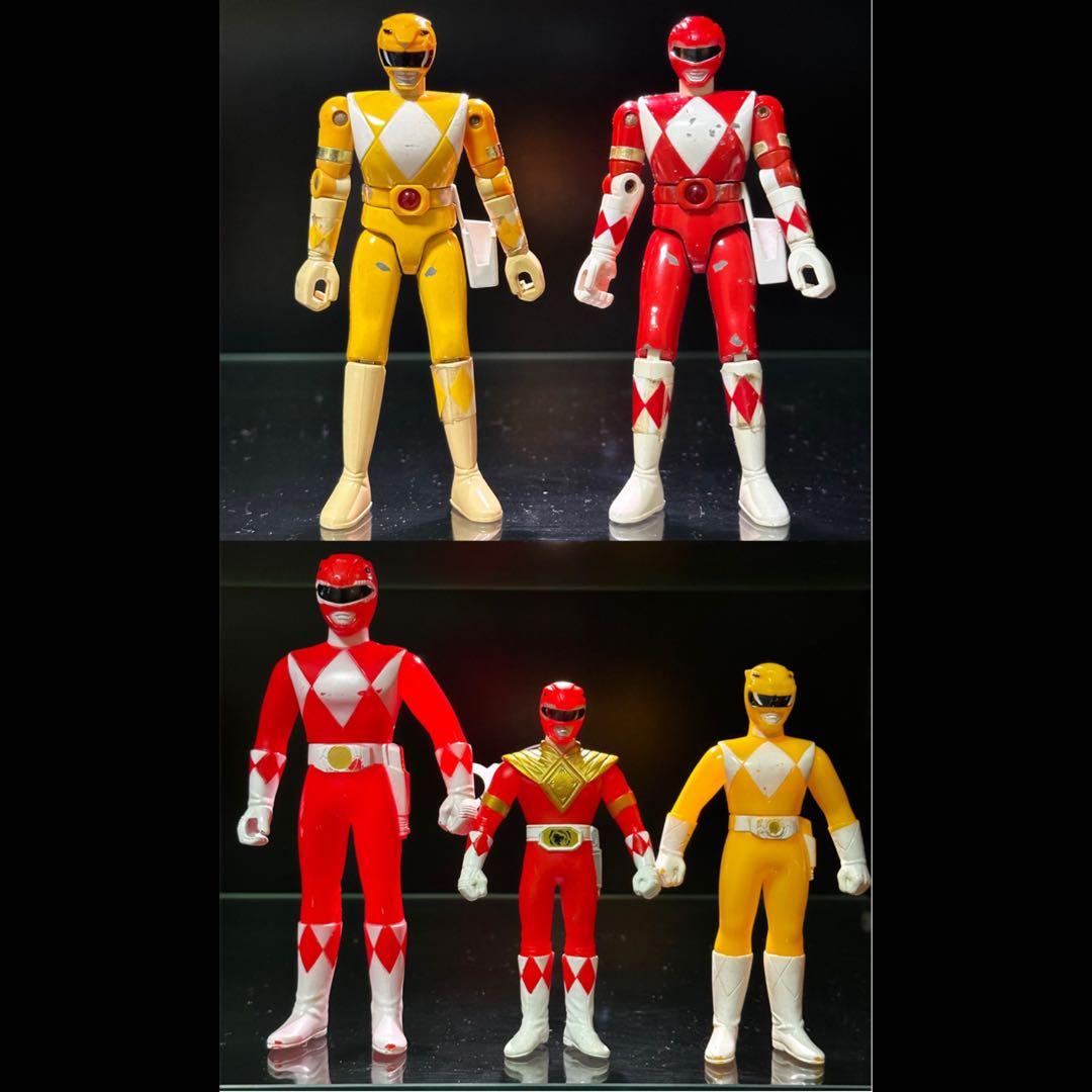 恐竜戦隊ジュウレンジャー　超合金/ソフビ　ティラノレンジャー　タイガーレンジャー