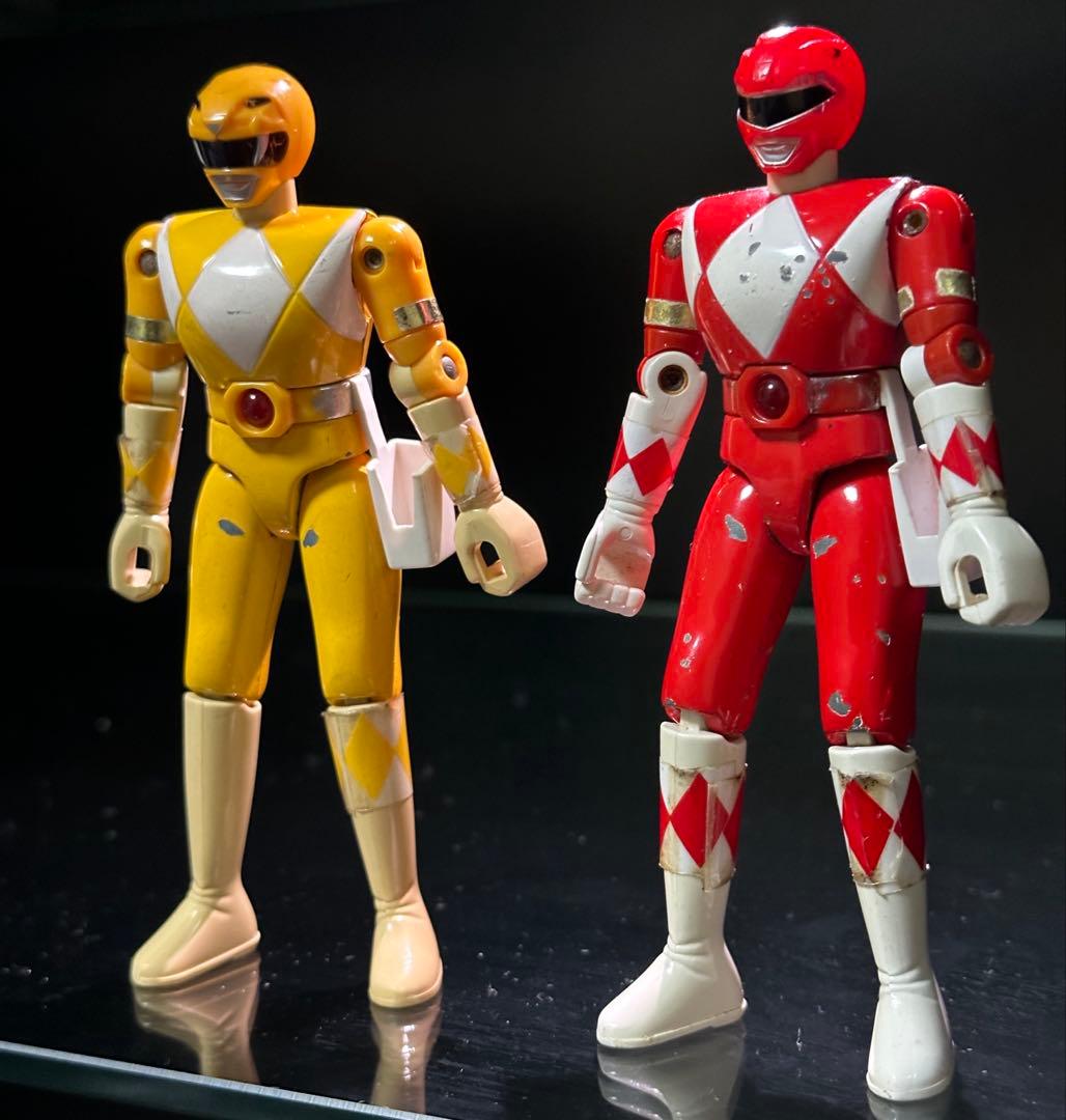 恐竜戦隊ジュウレンジャー　超合金/ソフビ　ティラノレンジャー　タイガーレンジャー