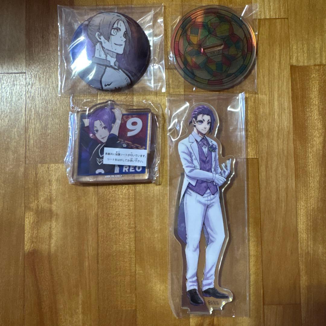 ブルーロック 御影玲王 缶バッジ アクスタ アクリルブロック - メルカリ