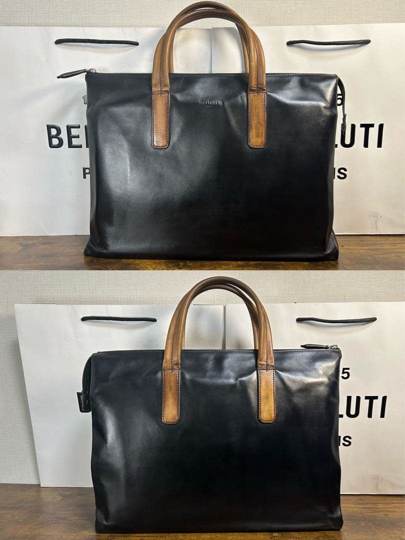 極美品　Berluti ヴェネチアレザー ブリーフケース ビジネスバッグ