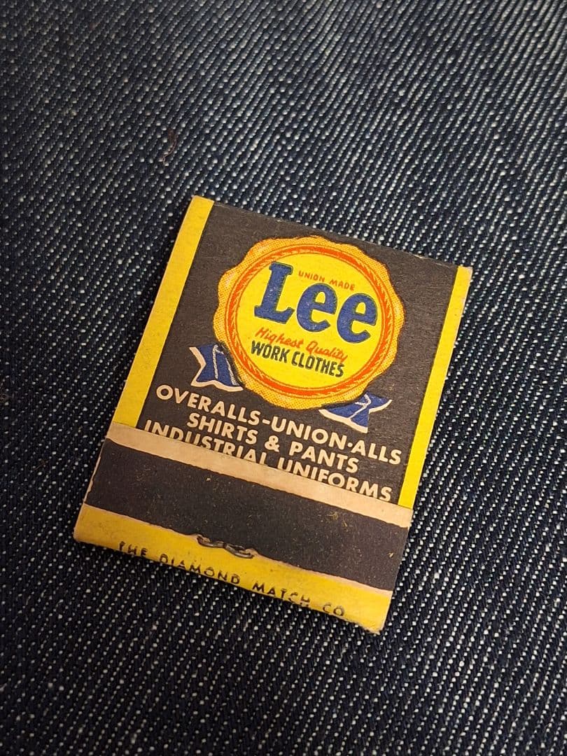 デッド 40's～ Lee WORK CLOTHES ブックマッチ ヴィンテージ
