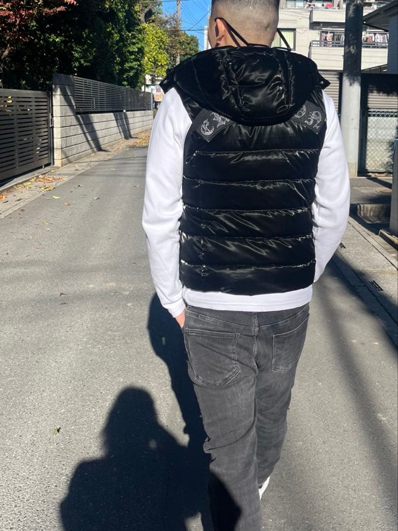 美品アダムスジャグラーダウンベスト