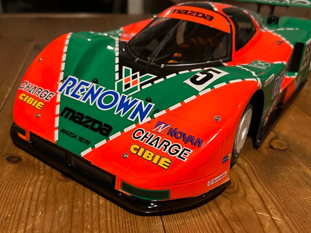 タミヤ　Mazda 787B cカー 塗装済み　ボディ　ラジコン　新品　未使用