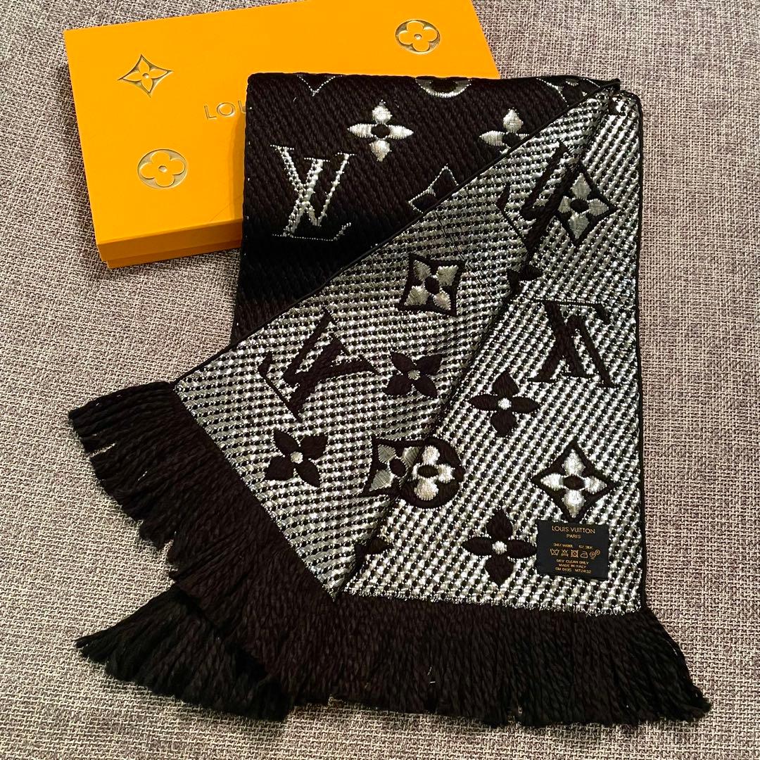 極上品‼️】ルイヴィトン エシャルプ ロゴマニア シャイン マフラー