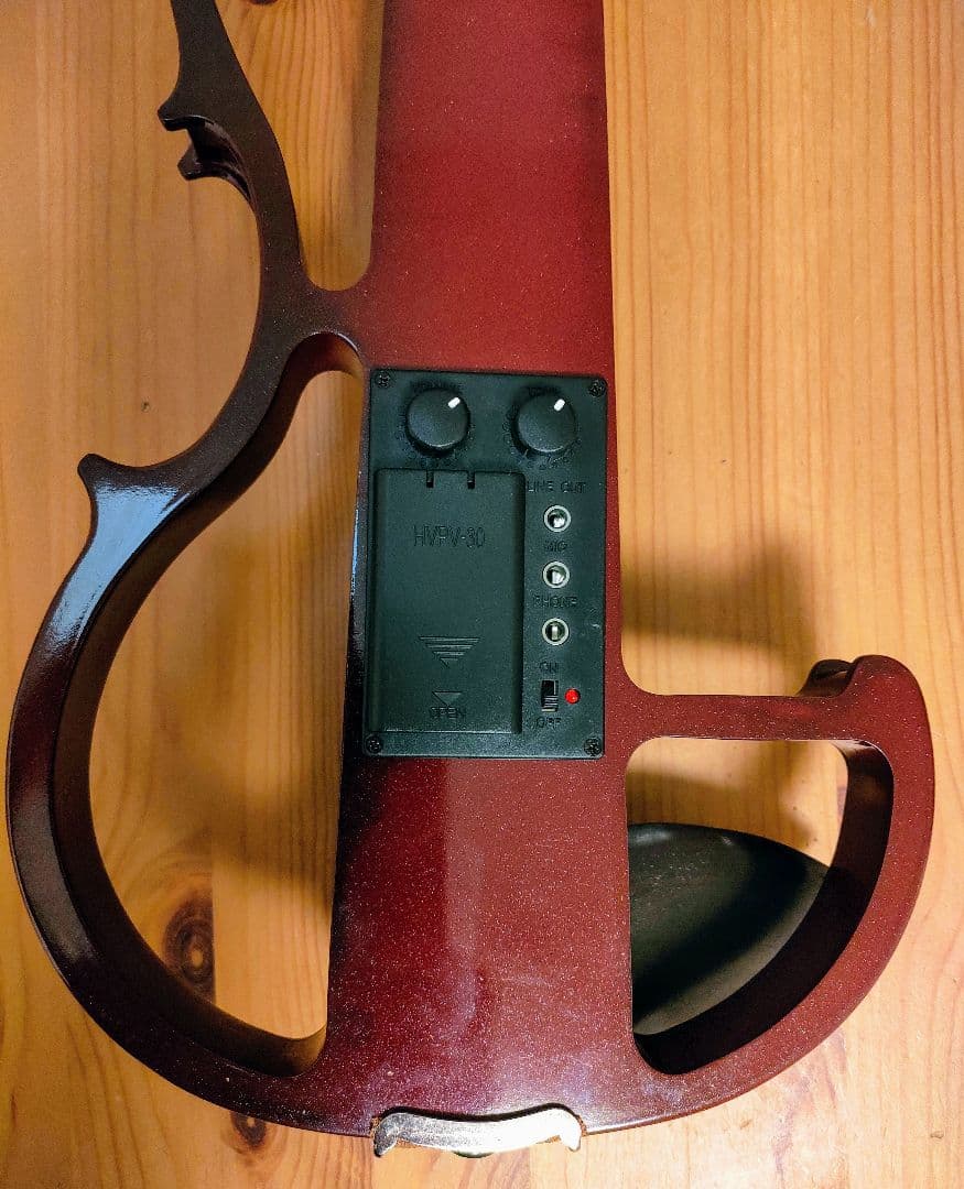 肩当て 弓2本 付き！ENNBOM サイレントバイオリン HVPV-30 4/4