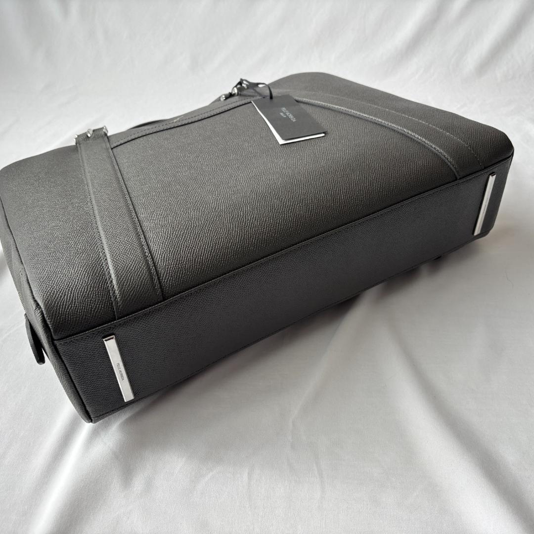 未使用 ペッレモルビダ deck/9 ブリーフ 2way ビジネスバッグ グレー