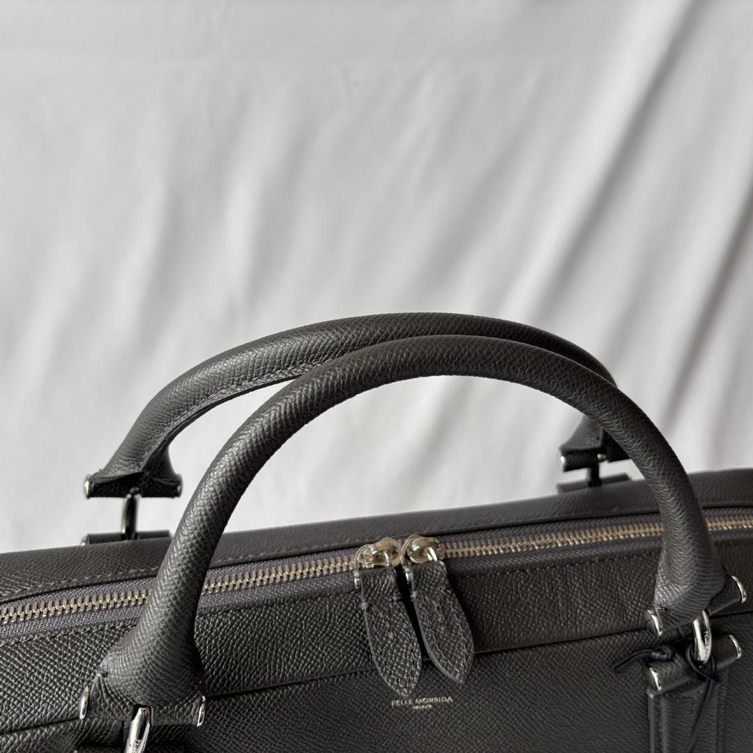 未使用 ペッレモルビダ deck/9 ブリーフ 2way ビジネスバッグ グレー