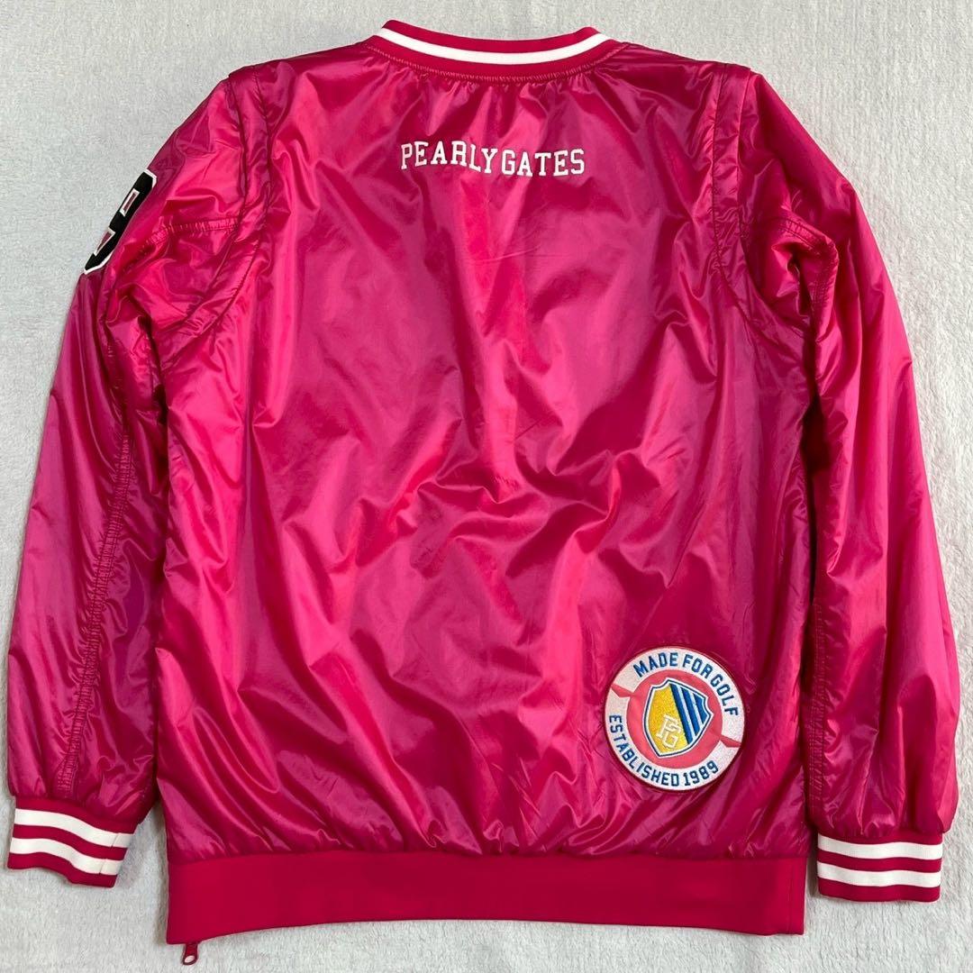 パーリーゲイツ　リバーシブル　4way　中綿　スニード　ベスト　ピンク　L