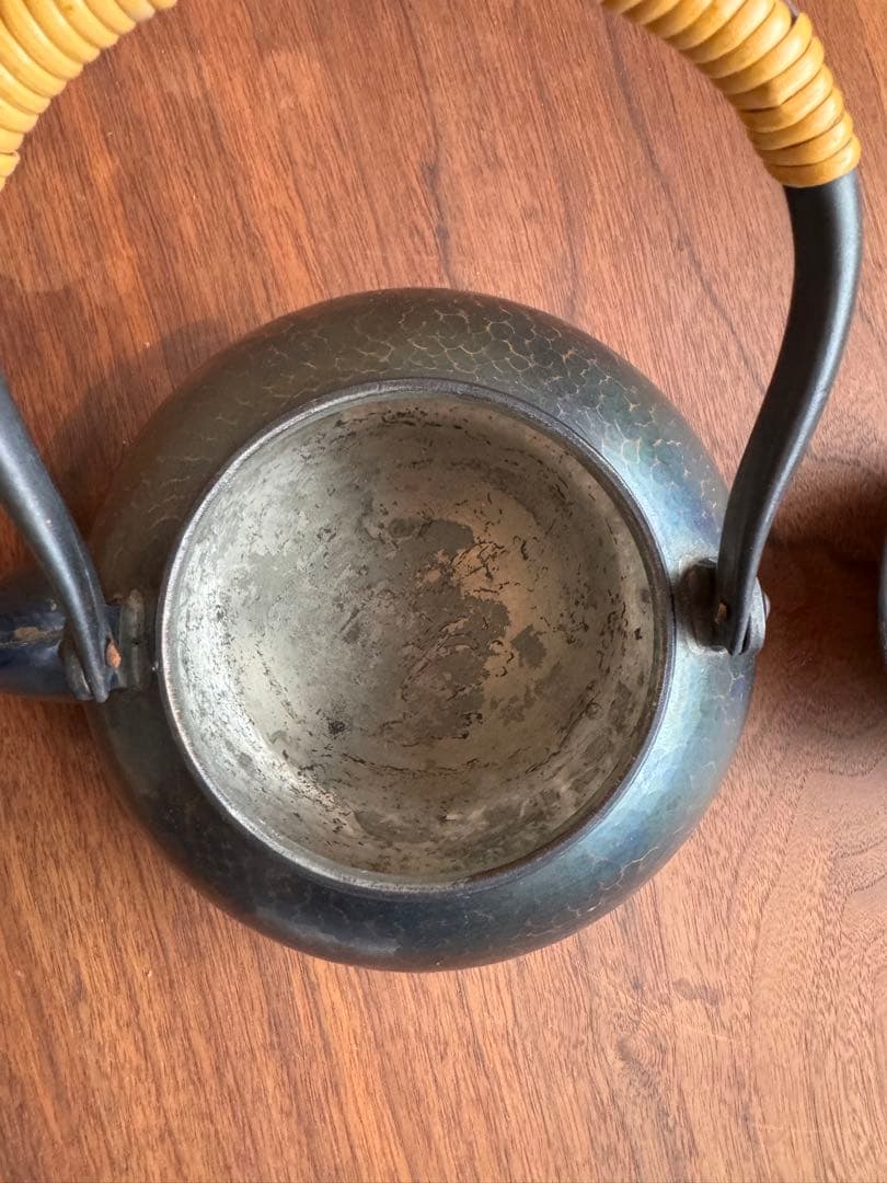 燕鎚起銅器 玉川堂　湯沸 紫金色（1.2L）