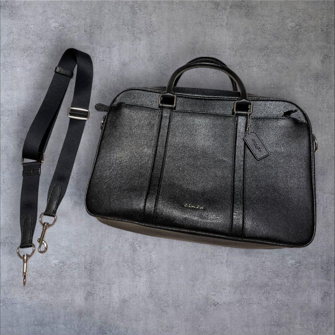最終値下げ COACH ビジネスバッグ ブラック