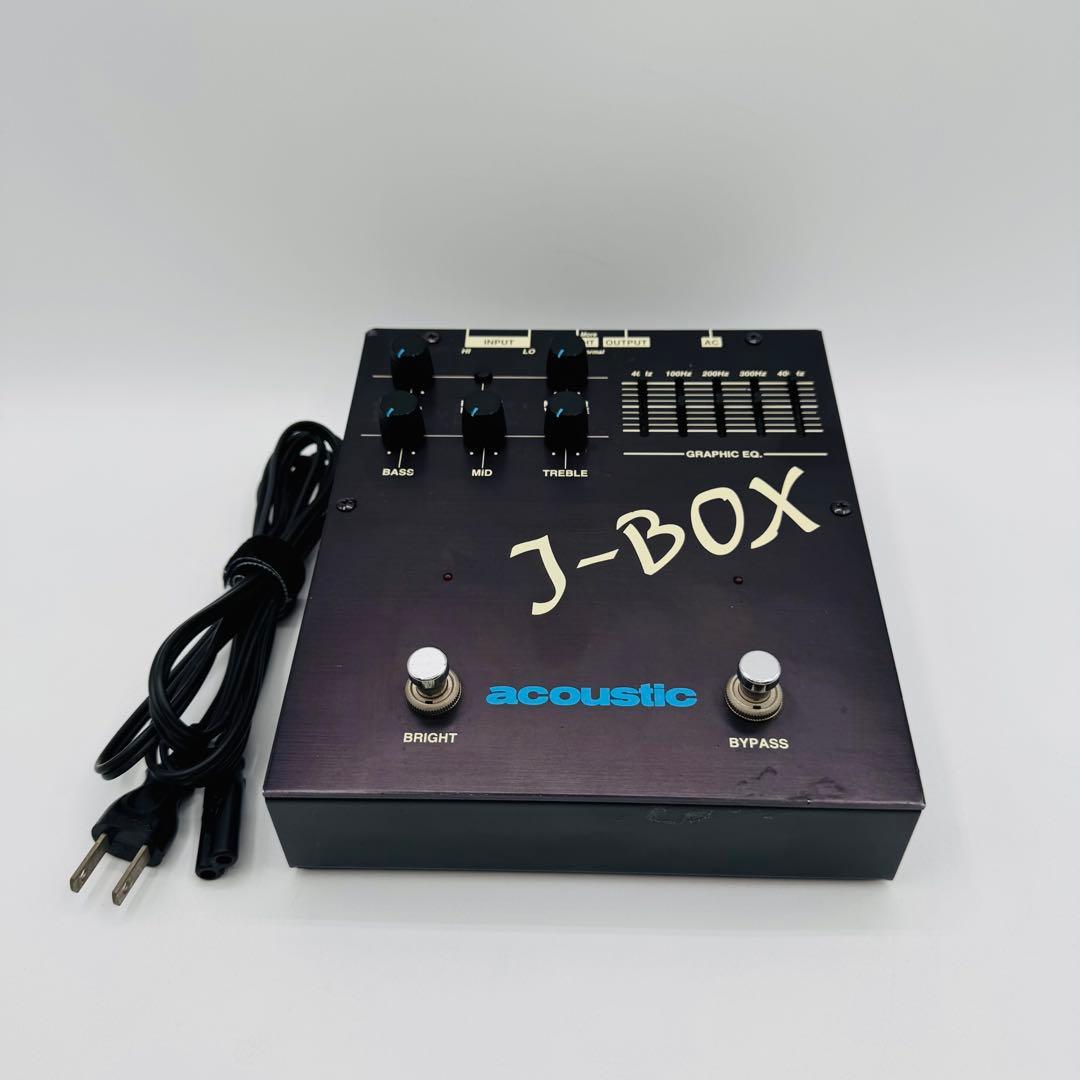 【希少】acoustic J-BOX ベース用プリアンプ 希少】acoustic J-BOX ベース用プリアンプ - メルカリ