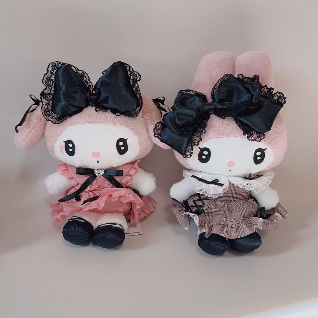 真夜中のメロクロぬいぐるみマイメロセット